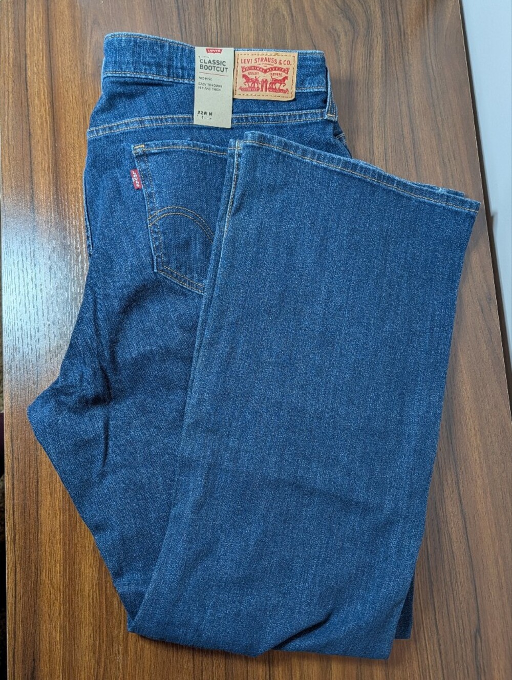 Levi's Blue Denim Boot Cut Jeans